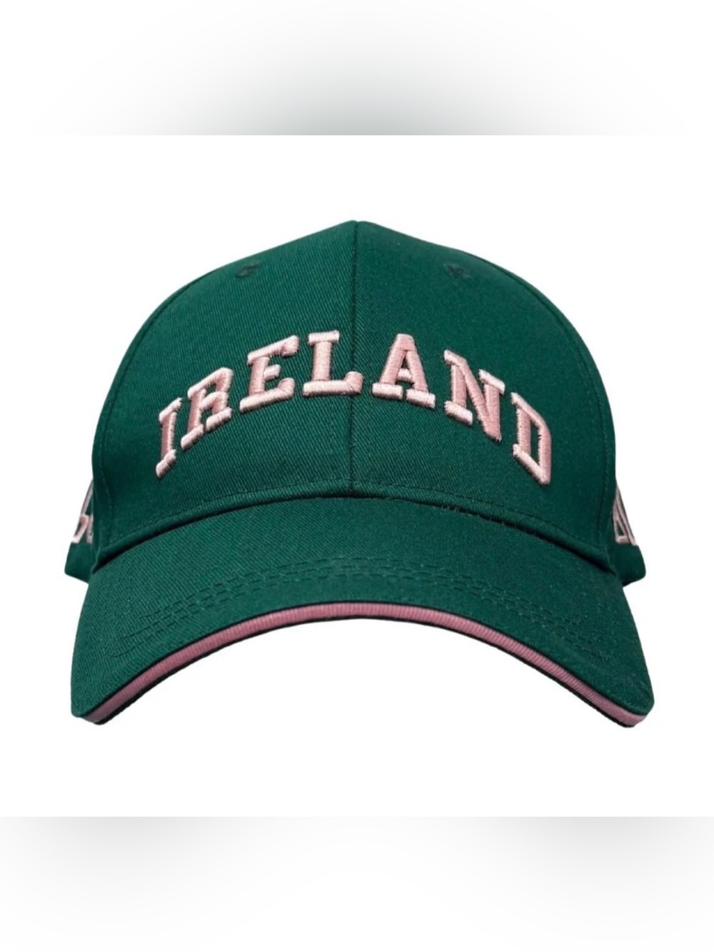 Green and Pink Classic Ireland Baseball Cap